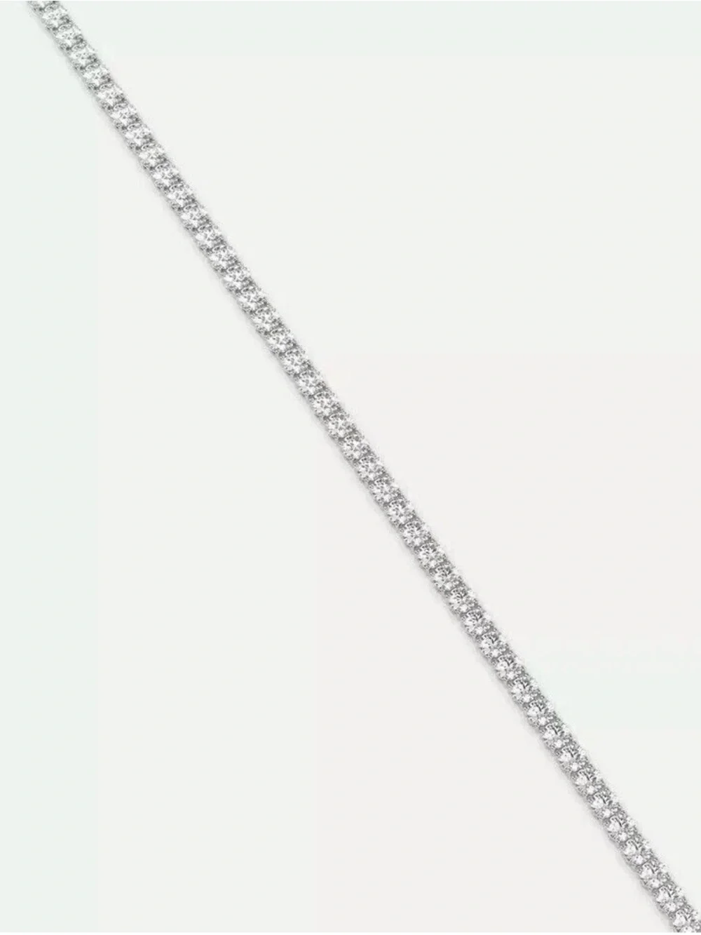 GENUINE 1.67Cts SI-IJ DIAMOND TENNIS BRACELET 14k SOLID WHITE GOLD - New with ou